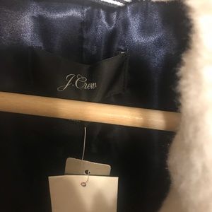 J.crew NWT “ teddy bear” fleece coat